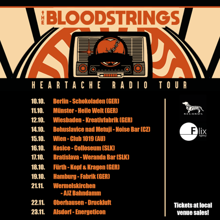 Bloodstrings Heartache Radio Tour